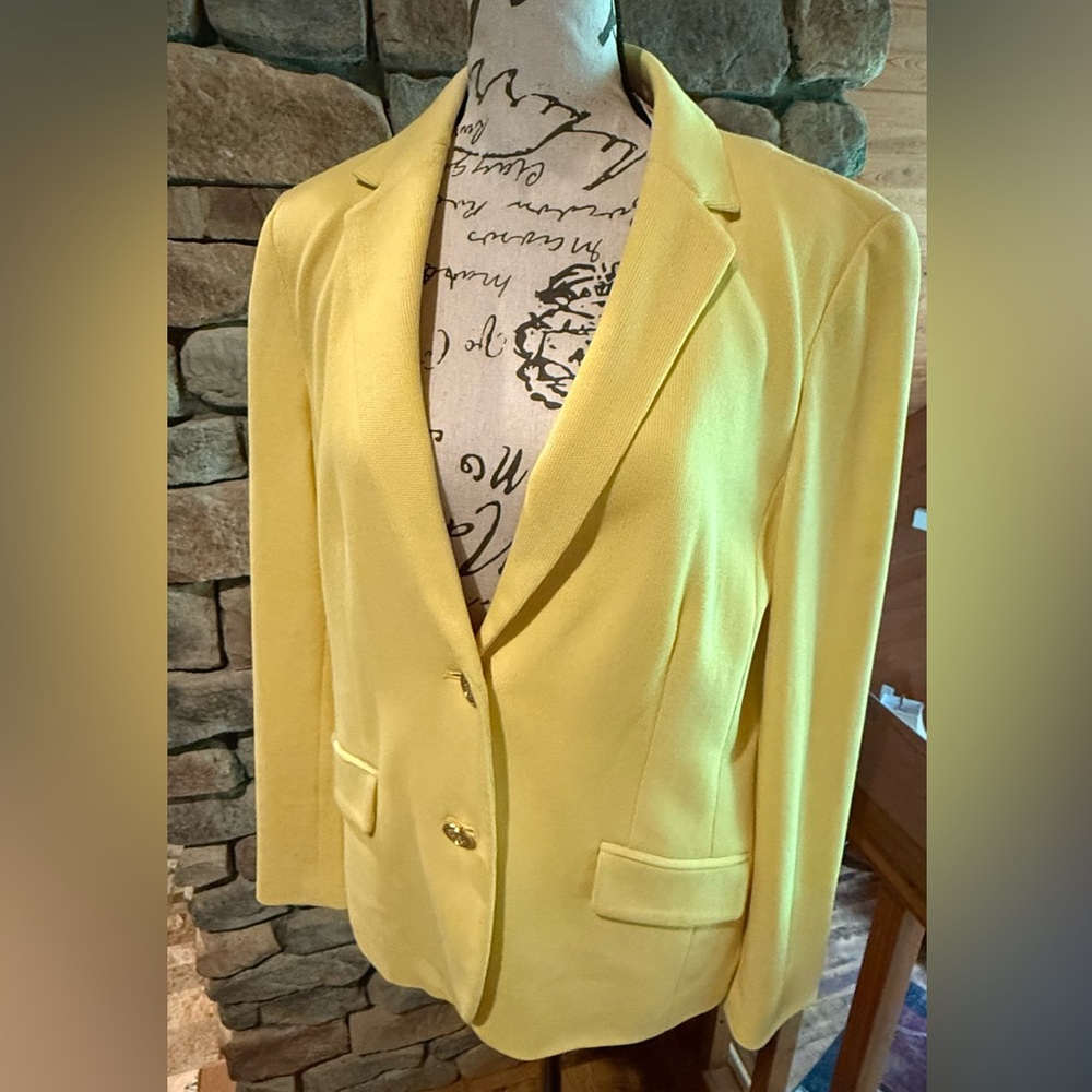 Vintage Talbots Yellow Women's Blazer